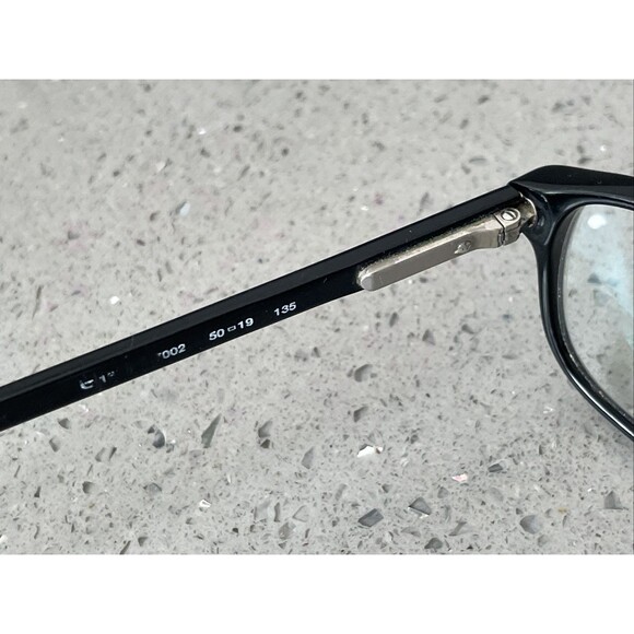 BYBLOS EYEGLASSES FRAMES ONLY 7002 50-19-135 MADE IN ITALY black full rim main image 4